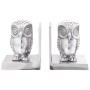 Sujetalibros  2 pcs Plata 7x9x11 cm Aluminio Búho | Foro24.es | Tu tienda online para hogar, jardín y más Foro24.es