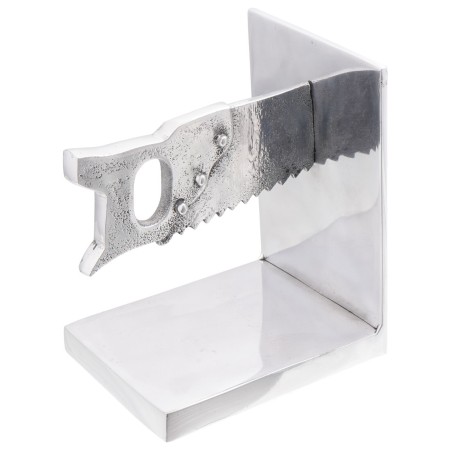 Sujetalibros 2 piezas Plata 11x14x17,5 cm Aluminio Sierra | Foro24.es | Tu tienda online para hogar, jardín y más Foro24.es