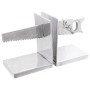 Sujetalibros 2 piezas Plata 11x14x17,5 cm Aluminio Sierra | Foro24.es | Tu tienda online para hogar, jardín y más Foro24.es