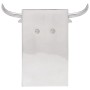 Sujetalibros  2 pcs Plata 17x15x27 cm Aluminio Toro | Foro24.es | Tu tienda online para hogar, jardín y más Foro24.es