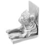 Sujetalibros  2 pcs Plata 12x15x18 cm Aluminio Perro | Foro24.es | Tu tienda online para hogar, jardín y más Foro24.es