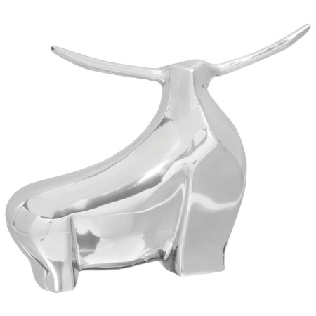 Escultura de toro  Plata 37x44x17 cm Aluminio | Foro24.es | Tu tienda online para hogar, jardín y más Foro24.es