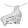 Escultura de toro  Plata 37x44x17 cm Aluminio | Foro24.es | Tu tienda online para hogar, jardín y más Foro24.es
