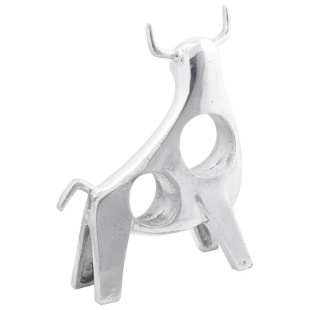 Escultura de toro  Plata 22x9,5x34 cm Aluminio | Foro24.es | Tu tienda online para hogar, jardín y más Foro24.es
