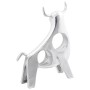 Escultura de toro  Plata 22x9,5x34 cm Aluminio | Foro24.es | Tu tienda online para hogar, jardín y más Foro24.es
