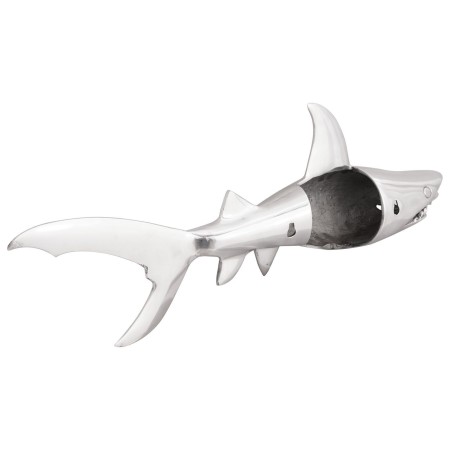 Escultura de tiburón Plata 68x20x24 cm Aluminio by , Figures, sculptures and statues - Ref: Foro24-42000140, Price: 50,76 €, ...