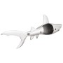 Escultura de tiburón Plata 68x20x24 cm Aluminio by , Figures, sculptures and statues - Ref: Foro24-42000140, Price: 50,76 €, ...