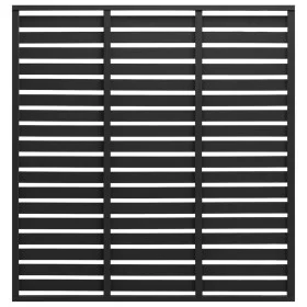 Schwarzes WPC-Zaunelement 180 x 180 cm von vidaXL, Zaunpaneele - Ref: Foro24-318111, Preis: 205,83 €, Rabatt: %