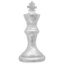 Esculturas de Ajedrez 2 pcs Plata Aluminio | Foro24.es | Tu tienda online para hogar, jardín y más Foro24.es
