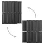 Graue WPC-Gartentür 100x112 cm von vidaXL, Gartentore - Ref: Foro24-318103, Preis: 117,59 €, Rabatt: %