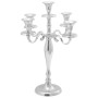 Soporte para Velas  Plata 29x29x40 cm Aluminio | Foro24.es | Tu tienda online para hogar, jardín y más Foro24.es