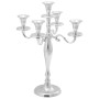 Soporte para Velas  Plata 29x29x40 cm Aluminio | Foro24.es | Tu tienda online para hogar, jardín y más Foro24.es