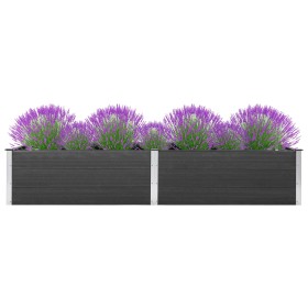 Arriate de WPC gris 200x100x54 cm de vidaXL, Maceteros y jardineras - Ref: Foro24-318097, Precio: 297,59 €, Descuento: %