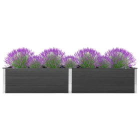 Arriate de WPC gris 200x100x54 cm de vidaXL, Maceteros y jardineras - Ref: Foro24-318097, Precio: 335,29 €, Descuento: %