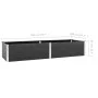 Arriate de WPC gris 200x100x54 cm de vidaXL, Maceteros y jardineras - Ref: Foro24-318097, Precio: 353,16 €, Descuento: %