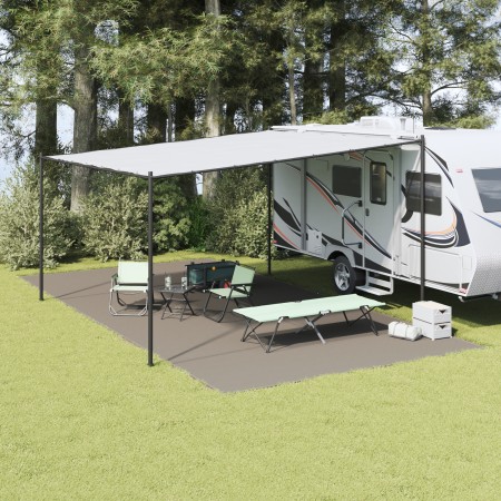 Cubierta de Tienda Gris Claro Poliéster 400 x 800 cm Plegable by , Tent Accessories - Ref: Foro24-42000204, Price: 63,69 €, D...