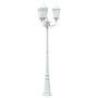 Poste de Luz de Jardín 3 Lámparas E27 Blanco 235 cm Aluminio de , Iluminación de exterior - Ref: Foro24-42000334, Precio: 177...