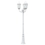 Poste de Luz de Jardín 3 Lámparas E27 Blanco 235 cm Aluminio de , Iluminación de exterior - Ref: Foro24-42000334, Precio: 177...