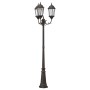 Poste de luz de jardín de 3 lámparas E27 bronce 235 cm de aluminio von , Außenbeleuchtung - Ref: Foro24-42000335, Preis: 188,...