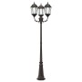 Poste de luz de jardín de 3 lámparas E27 bronce 235 cm de aluminio von , Außenbeleuchtung - Ref: Foro24-42000335, Preis: 188,...