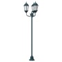 Poste de Luz de Jardín  3-Lámparas E27 Verde 220 cm Aluminio | Foro24.es | Tu tienda online para hogar, jardín y más Foro24.es