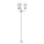 Lámpara de Jardín  Post 3-Lámpara E27 Blanca 220 cm Aluminio | Foro24.es | Tu tienda online para hogar, jardín y más Foro24.es