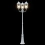 Lámpara de Jardín  Post 3-Lámpara E27 Blanca 220 cm Aluminio | Foro24.es | Tu tienda online para hogar, jardín y más Foro24.es