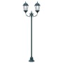 Faro de Jardín  con Poste de 2 Lámparas E27 Verde 220 cm de Aluminio | Foro24.es | Tu tienda online para hogar, jardín y más Foro24.es
