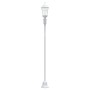 Poste de Luz de Jardín de 2 Lámparas E27 Blanco 220 cm de Aluminio | Foro24.es | Tu tienda online para hogar, jardín y más Foro24.es