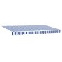 Tela de repuesto para toldo de 4x2 m en Azul y Blanco by , Awnings - Ref: Foro24-42000375, Price: 35,38 €, Discount: %