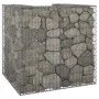 Gabion wall for galvanized garbage container 110x100x110 cm by vidaXL, Waste container supports - Ref: Foro24-151298, Price: ...