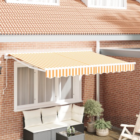 Tela de reemplazo de toldo para marco de 3x2 m en amarillo y blanco | Foro24.es | Tu tienda online para hogar, jardín y más Foro24.es