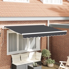 Tela de reemplazo para toldo para marco de 2.5x2 m Antracita by , Awnings - Ref: Foro24-42000414, Price: 32,57 €, Discount: %