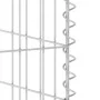 Gabion wall for galvanized garbage container 110x100x110 cm by vidaXL, Waste container supports - Ref: Foro24-151298, Price: ...