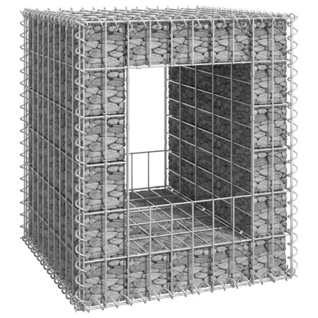 Iron gabion pole basket 50x50x60 cm by vidaXL, fence posts - Ref: Foro24-151266, Price: 40,87 €, Discount: %