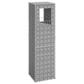 Korb aus Gabionenstangen aus Eisen, 50 x 50 x 180 cm von vidaXL, Zaunpfosten - Ref: Foro24-151272, Preis: 67,25 €, Rabatt: %