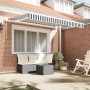 Tela de reemplazo de toldo para marco de 3.5x2 m antracita y blanco | Foro24.es | Tu tienda online para hogar, jardín y más Foro24.es
