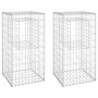 Gabionenpfostenkörbe 2 Einheiten Eisen 50x50x100 cm von vidaXL, Zaunpfosten - Ref: Foro24-151269, Preis: 56,79 €, Rabatt: %