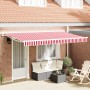 Tela de Reemplazo para Toldo para Marco de 4x2 m Rojo y Blanco | Foro24.es | Tu tienda online para hogar, jardín y más Foro24.es