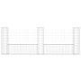 U-förmiger Gabionenkorb 3 Eisenpfosten 260x20x100 cm von vidaXL, Zaunpaneele - Ref: Foro24-151276, Preis: 90,81 €, Rabatt: %