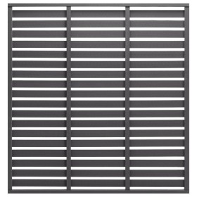 Graue WPC-Zaunplatte 180x180 cm von vidaXL, Zaunpaneele - Ref: Foro24-318110, Preis: 178,34 €, Rabatt: %