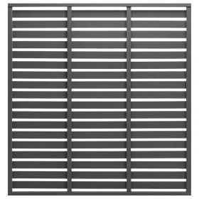 Graue WPC-Zaunplatte 180x180 cm von vidaXL, Zaunpaneele - Ref: Foro24-318110, Preis: 216,52 €, Rabatt: %