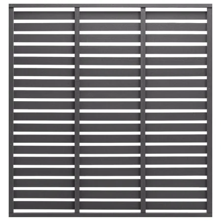 Graue WPC-Zaunplatte 180x180 cm von vidaXL, Zaunpaneele - Ref: Foro24-318110, Preis: 216,52 €, Rabatt: %