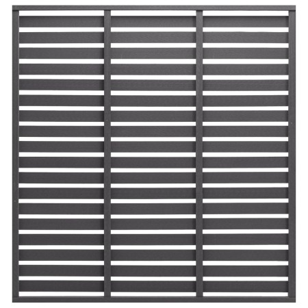 WPC gray fence panel 180x180 cm by vidaXL, fence panels - Ref: Foro24-318110, Price: 168,58 €, Discount: %