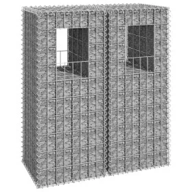 Cestas postes de gaviones 2 unidades hierro 40x40x100 cm by vidaXL, fence posts - Ref: Foro24-151261, Price: 44,37 €, Discoun...