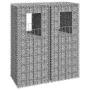 Cestas postes de gaviones 2 unidades hierro 40x40x100 cm de vidaXL, Postes de cerca - Ref: Foro24-151261, Precio: 44,36 €, De...