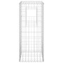 Zwei Körbe mit Gabionenpfosten, Eisen, 40x40x100 cm. von vidaXL, Zaunpfosten - Ref: Foro24-151261, Preis: 44,75 €, Rabatt: %