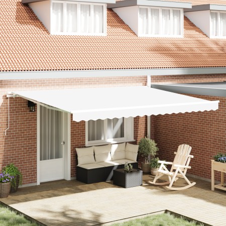 Tela de repuesto para toldo para marco de 4.5x3 m Blanca | Foro24.es | Tu tienda online para hogar, jardín y más Foro24.es