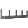 U-förmiger Gabionenkorb 5 Eisenpfosten 500x20x150 cm von vidaXL, Zaunpaneele - Ref: Foro24-151285, Preis: 227,01 €, Rabatt: %