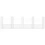 Cesta de gaviones forma de U 5 postes de hierro 500x20x150 cm de vidaXL, Paneles de vallas - Ref: Foro24-151285, Precio: 223,...